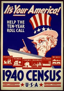 1940 Census Poster image