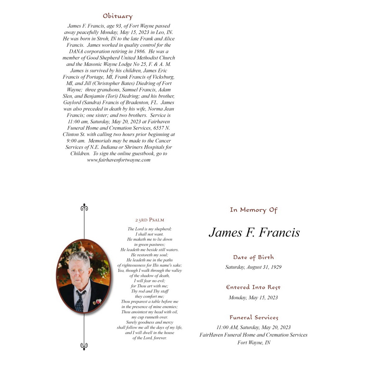 Thomas Mitchell Obituary - Frary Funeral Home & Cremation Services