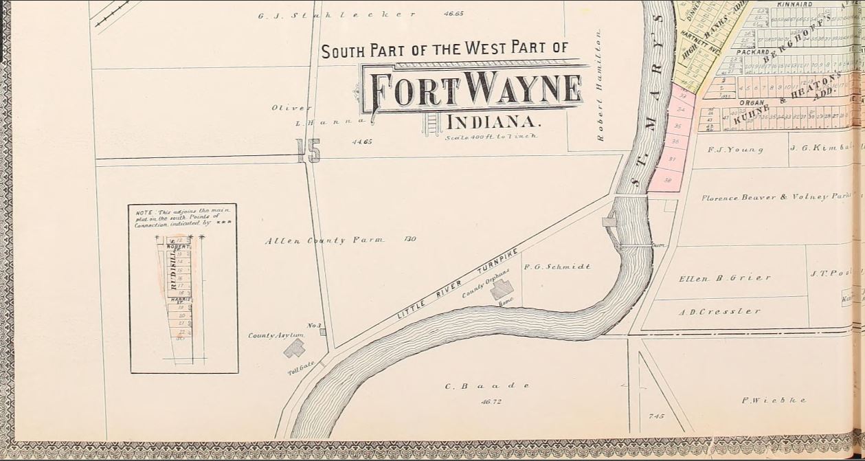 South Part of the West Part of Fort Wayne, Indiana.South Part of the West Part of Fort Wayne, Indiana.