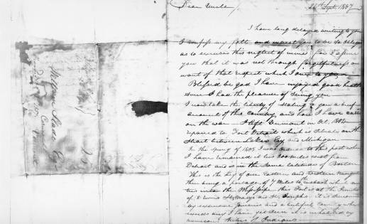 September 21, 1807 letter