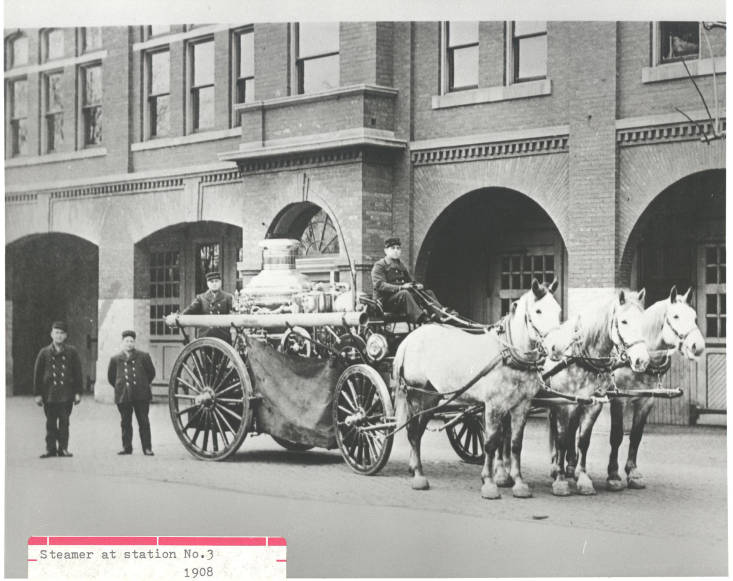 1895 horses Fire Station No. 3