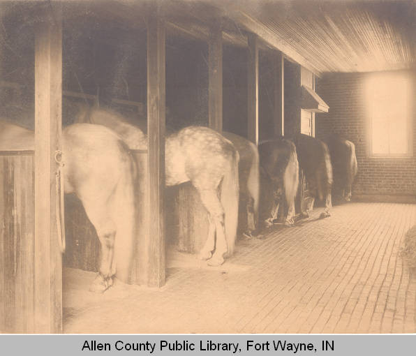pre 1909 horse Stalls at Fire Station No. 3