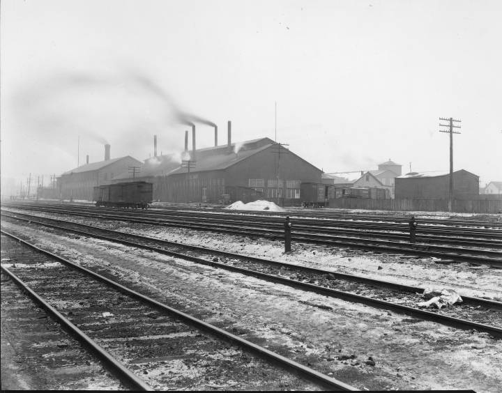 Bass Foundry buildings 1920s