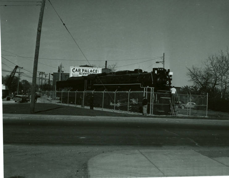 May 4, 1963 767 Nickel Plate locomotive in Lawton Park