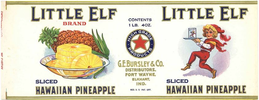 1930s Little Elf Sliced Pineapple