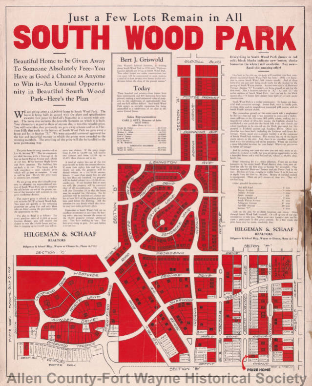 1920-30s South Wood Park few lots remain