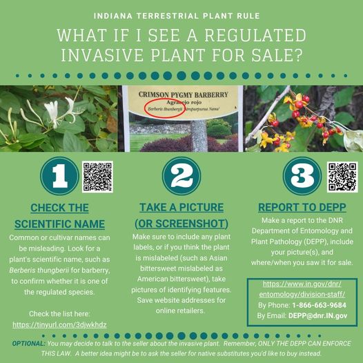 Indiana Invasive Plant Rule