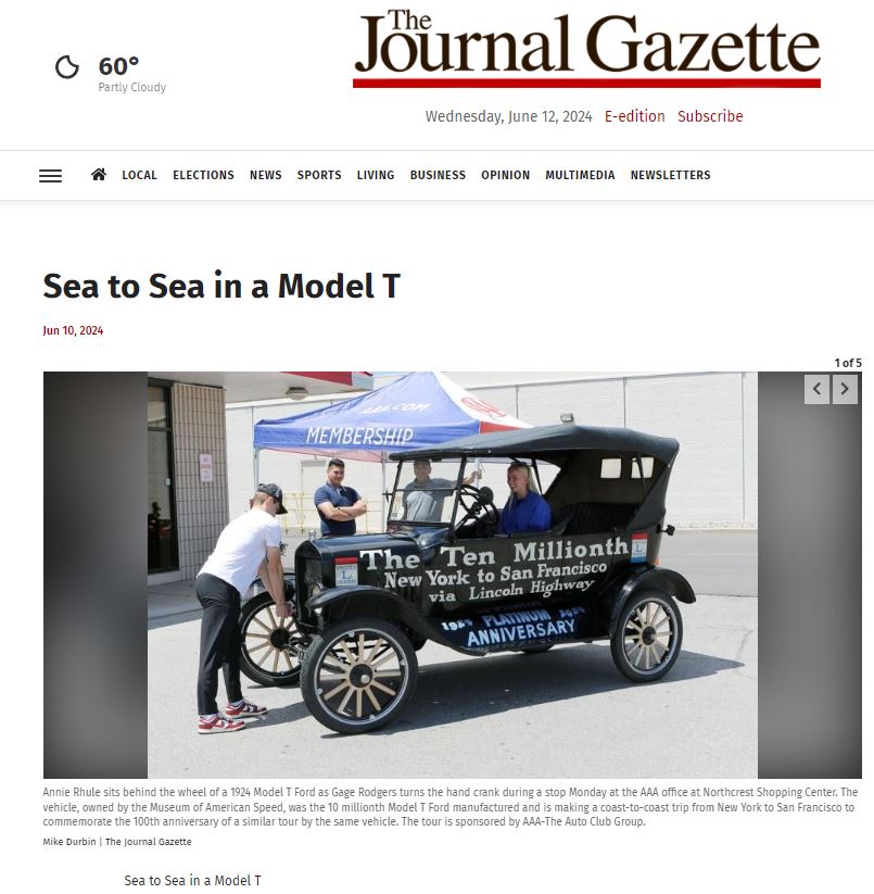 Sea to Sea in a Model T 1924